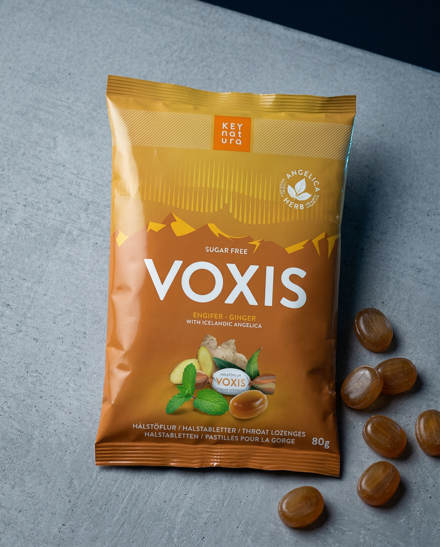 带冰岛当归的Voxis含片