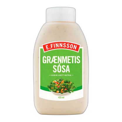 Icelandic Vegetable Sauce Grænmetissósa 400g by E. Finnsson, Icelandic sauce, additional product photo