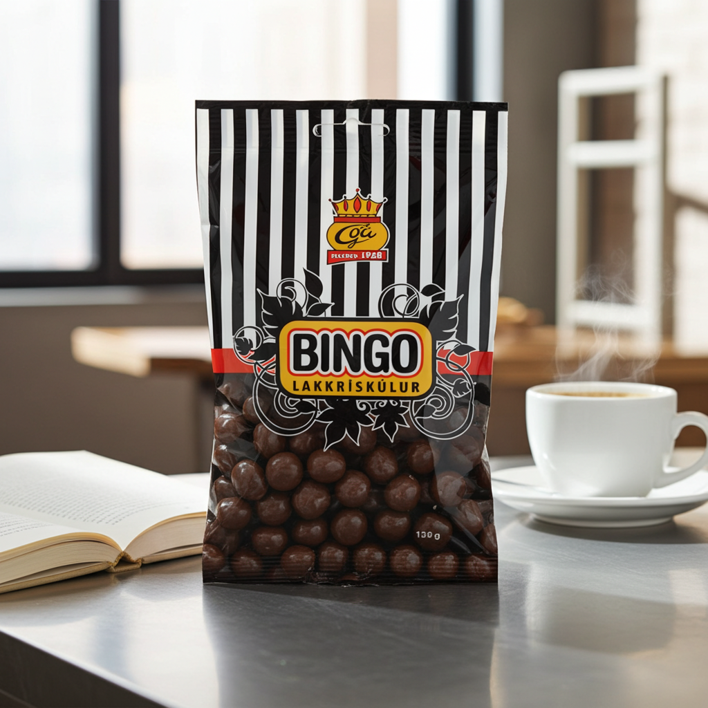 Bingó Kúlur Licorice Toffee Balls Góa 150g, Icelandic chocolate, product photo 5