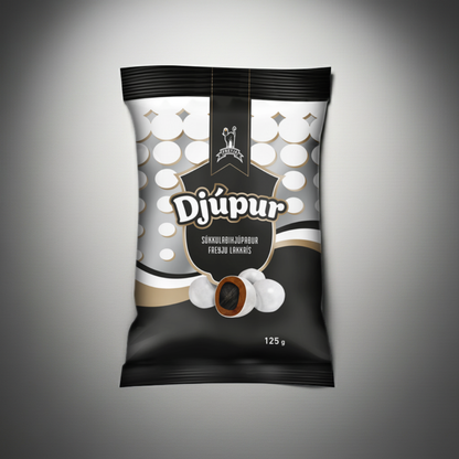 Djúpur Licorice Pearls Freyja 150g, Icelandic chocolate, product photo 4