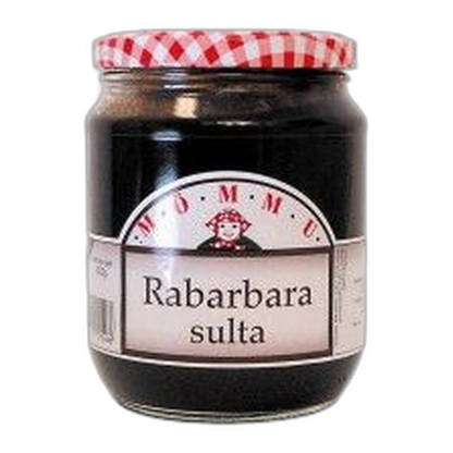 Icelandic Rhubarb Jam Rabarbarasulta 400g by Mömmu, Icelandic pantry staple, additional product photo