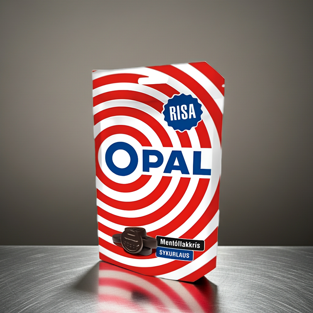 Big Opal Pastilles Bag Nói Síríus 100g by Nói Siríus, Icelandic liquorice, product photo 3