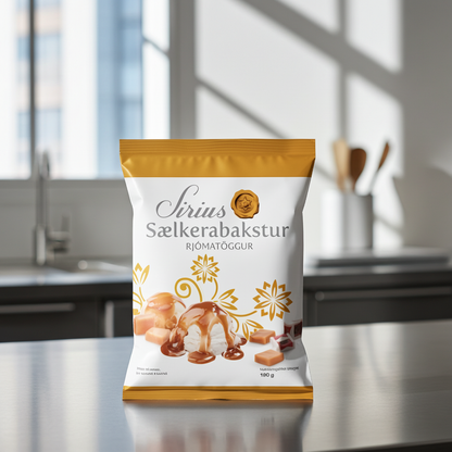 Cream Toffee Chunks Síríus Rjómatoggur 150g by Nói Siríus, Icelandic chocolate, product photo 4