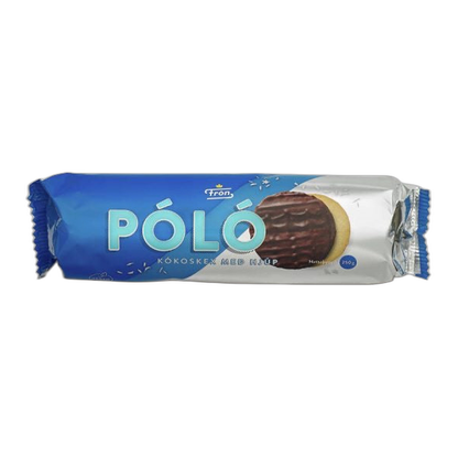 Póló Biscuits Coconut & Chocolate 250g by Frón, Icelandic bakery product, additional product photo