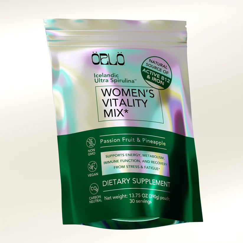 Women's Vitality Mix ÖRLÖ Icelandic Ultra Spirulina 420g by ÖRLÖ Nutrition, Icelandic supplement, product photo 3