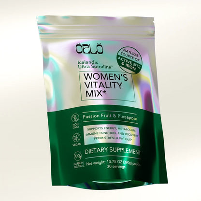 Women's Vitality Mix ÖRLÖ Icelandic Ultra Spirulina 420g by ÖRLÖ Nutrition, Icelandic supplement, product photo 3