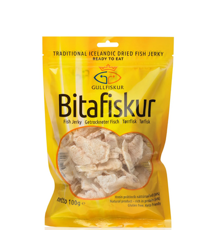 Gold Bites Dried Fish Gullfiskur Harðfiskur 200g, Icelandic seafood, additional product photo