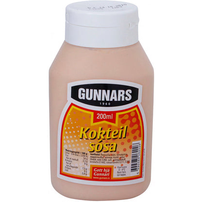 Icelandic Cocktail Sauce Gunnars Kokteilsósa 200ml, Icelandic sauce, additional product photo