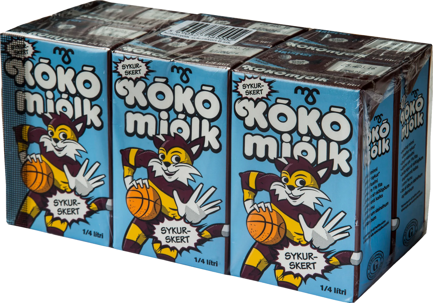 Kókómjólk Sykurskert 6x250ml - Schokoladenmilch ohne Zucker