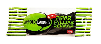 Pepper Licorice Laces Appolo Piparreimar 160g by Góa, Icelandic liquorice, additional product photo