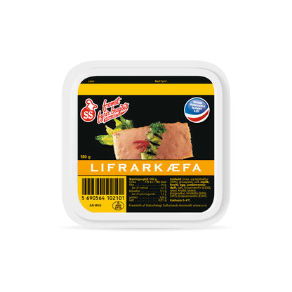 Icelandic Liver Pâté MS Lifrarkæfa 180g by Mjólkursamsalan, Icelandic dairy, additional product photo